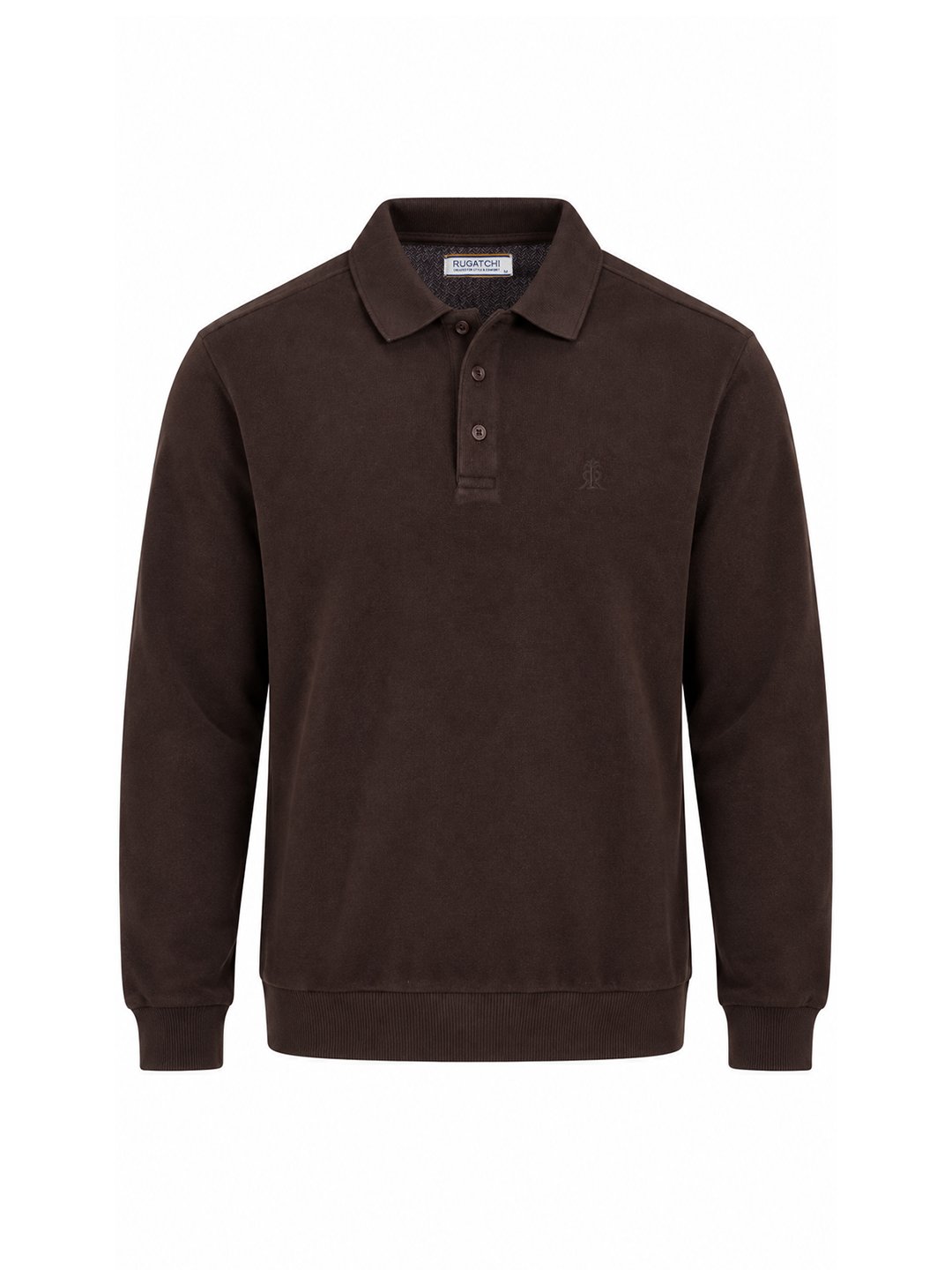 Plain Selanik - Polo Collar · Brown