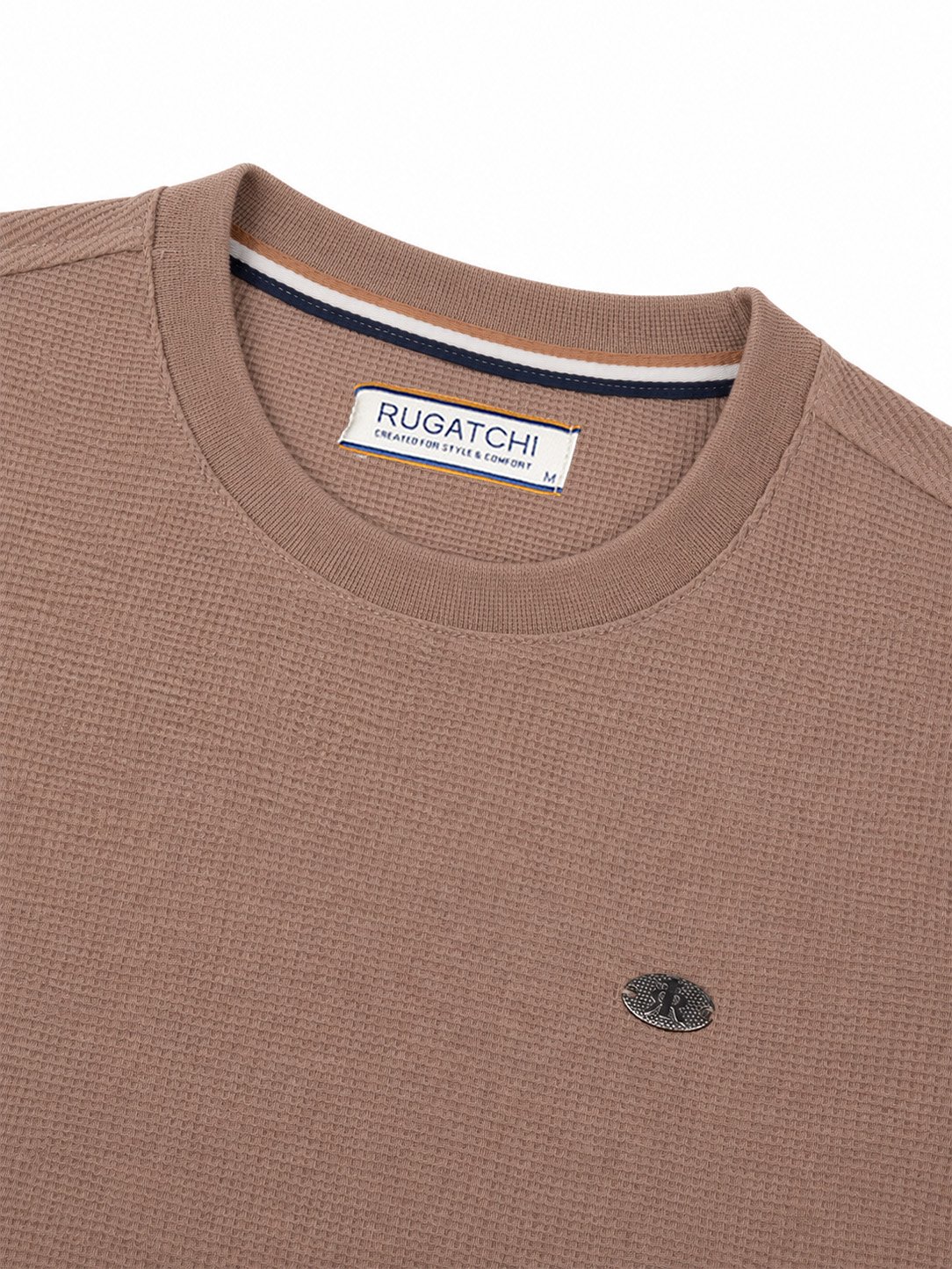 Plain Waffle - Crew Neck