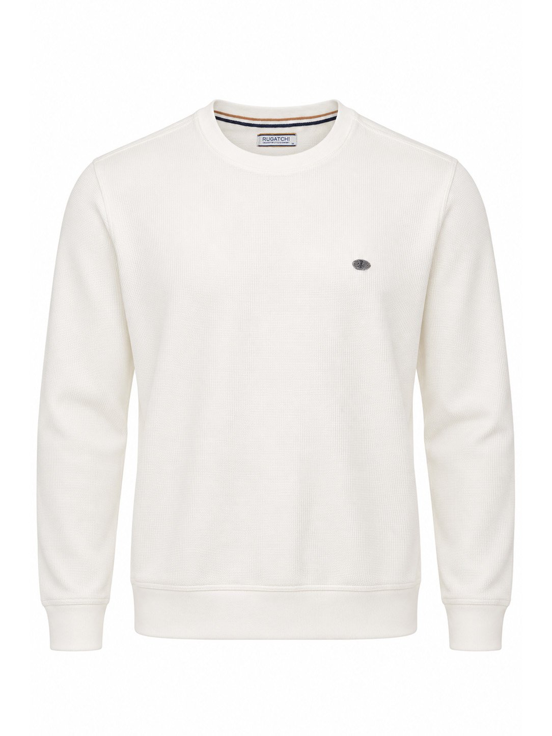 Plain Waffle - Crew Neck · Ecru