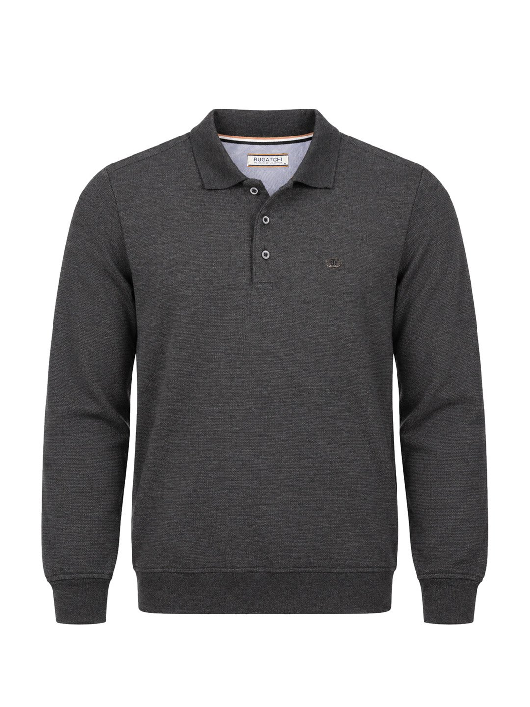 Heather Waffle - Polo Collar