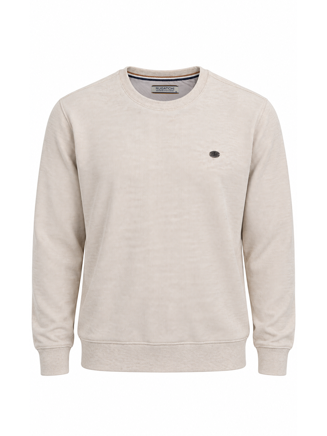 Heather Waffle - Crew Neck · Cream Heather