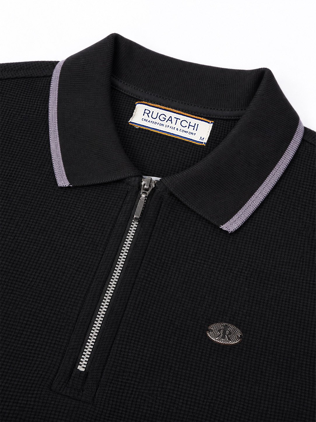 Waffle - Zip Polo Collar