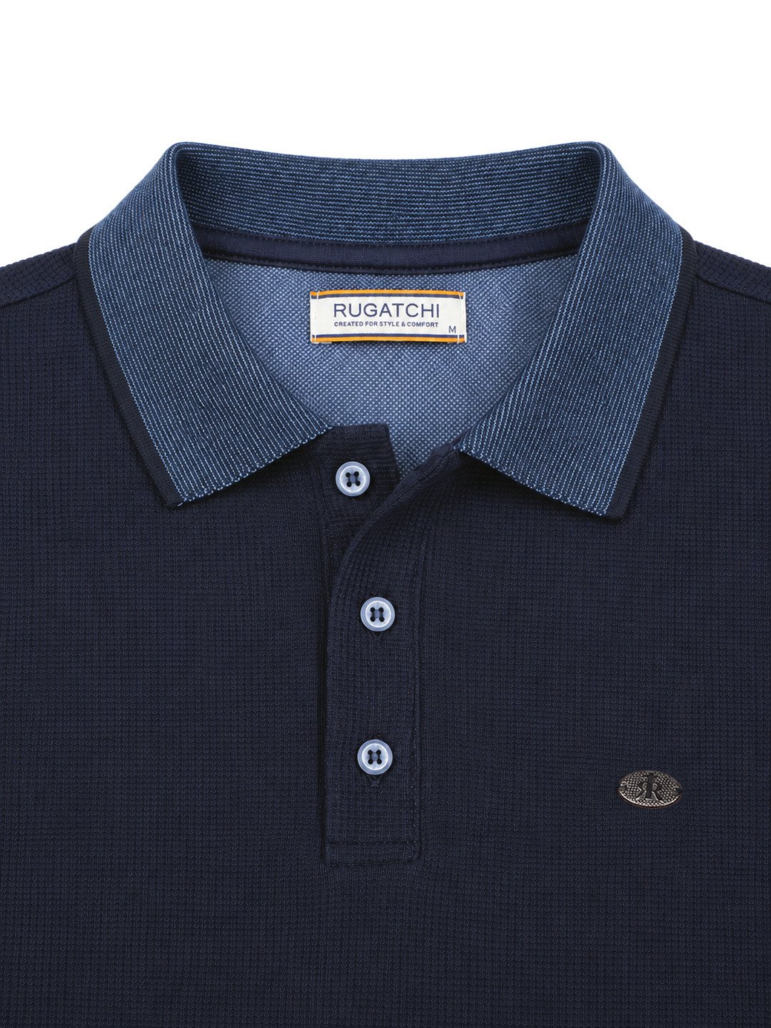 Düz Waffle - Polo Yaka