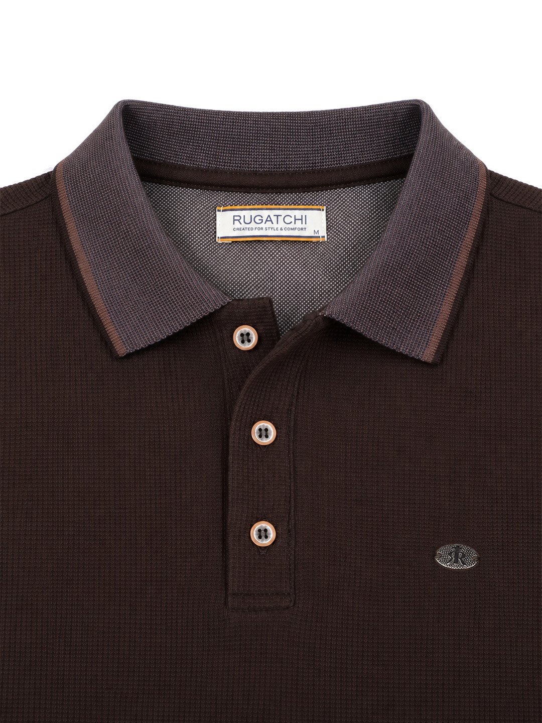Düz Waffle - Polo Yaka
