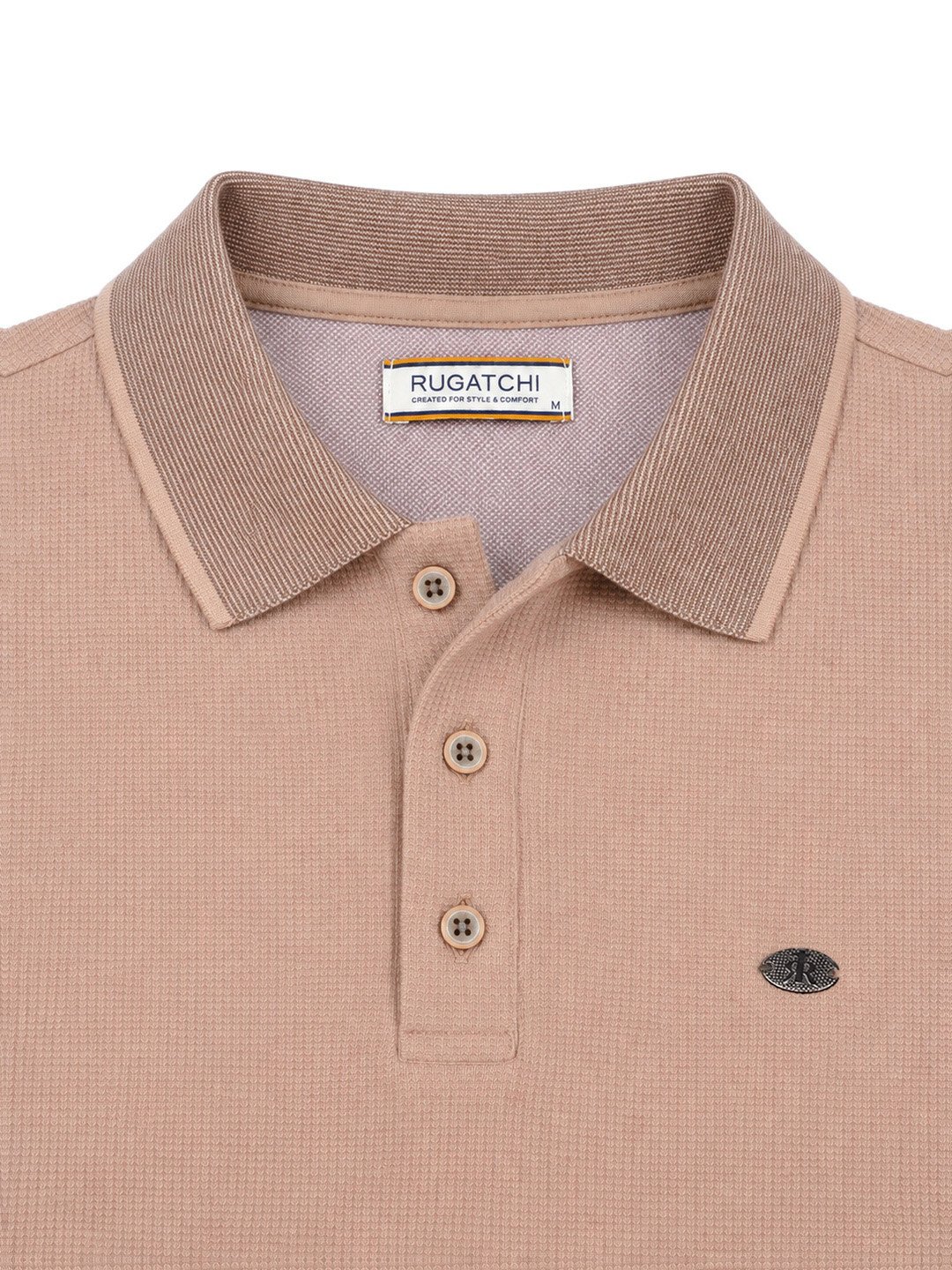 Düz Waffle - Polo Yaka