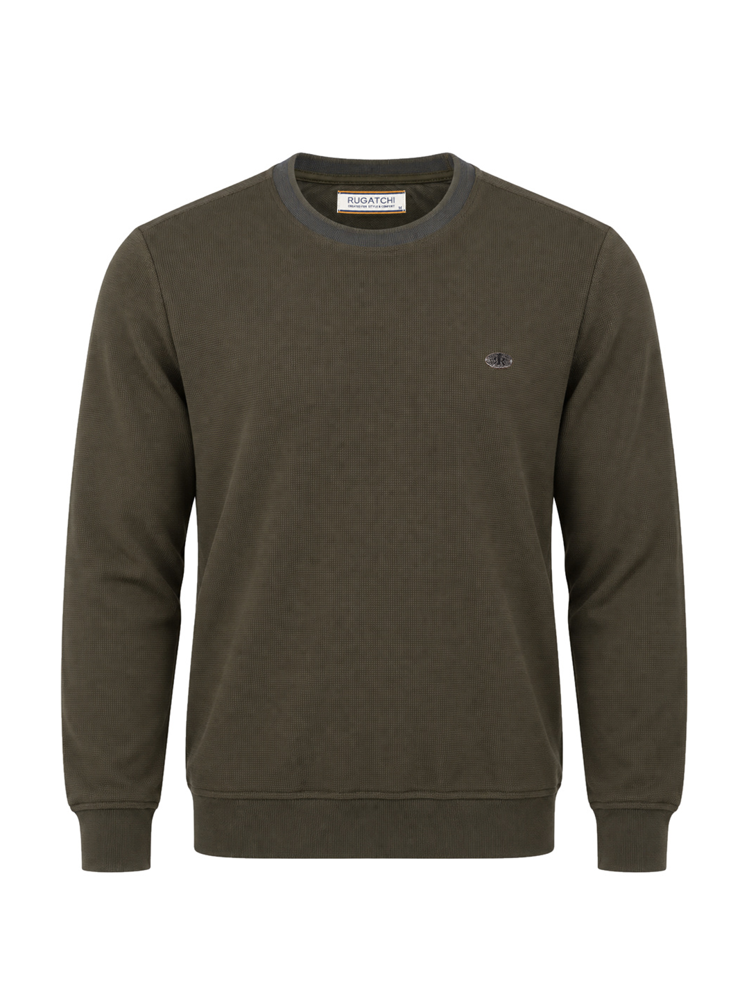 Plain Waffle - Crew Neck · Khaki