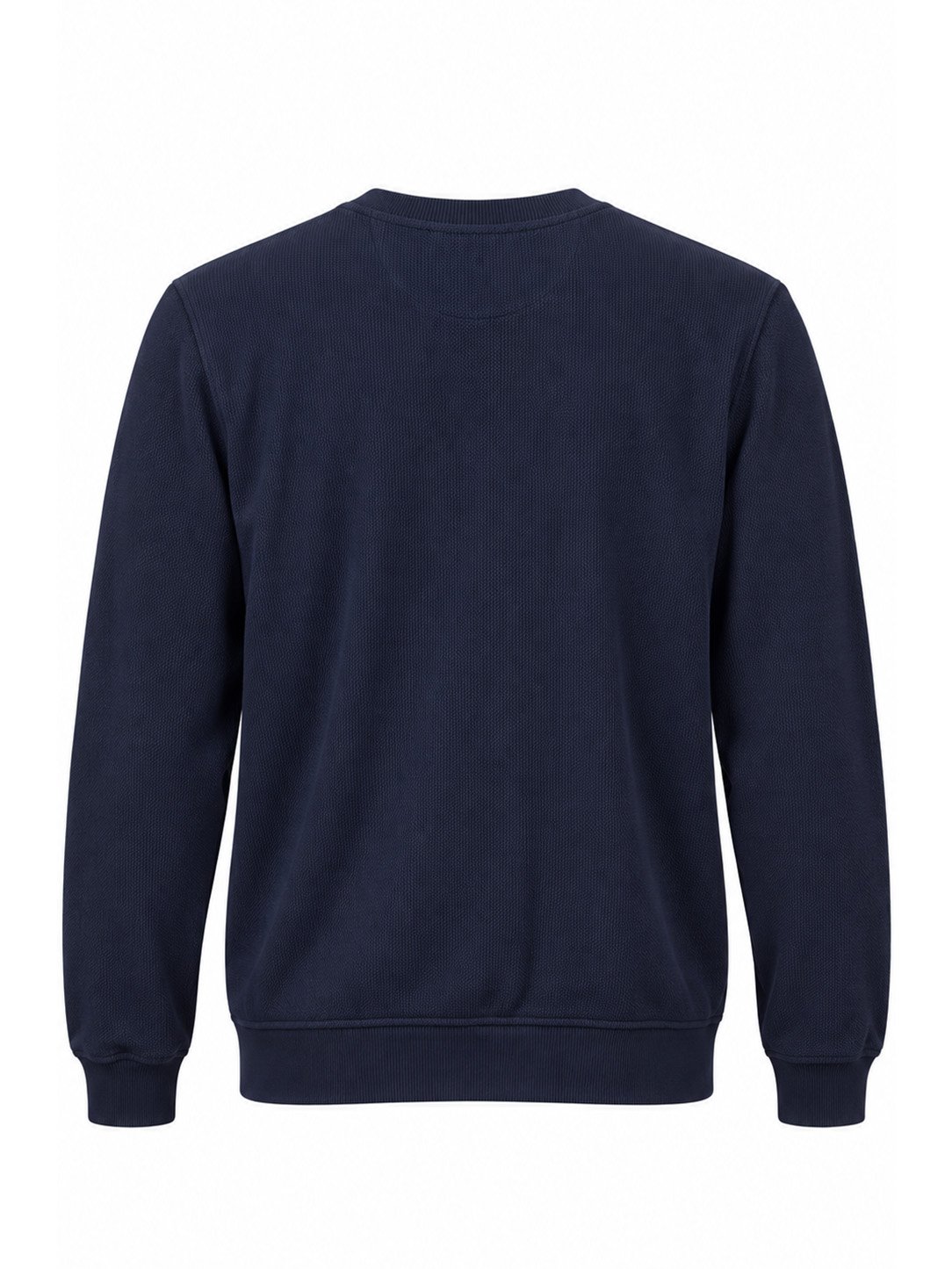 Two-Thread Jacquard Crew Neck