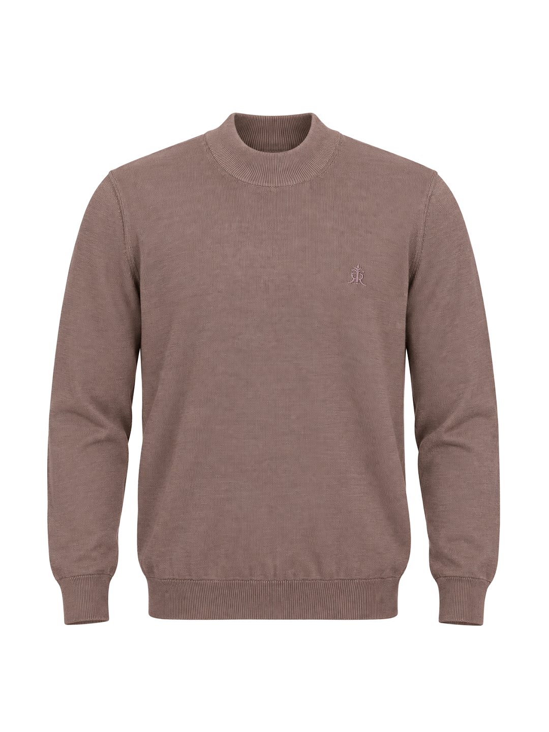 Knit Sweater - Mock Neck · Mocha