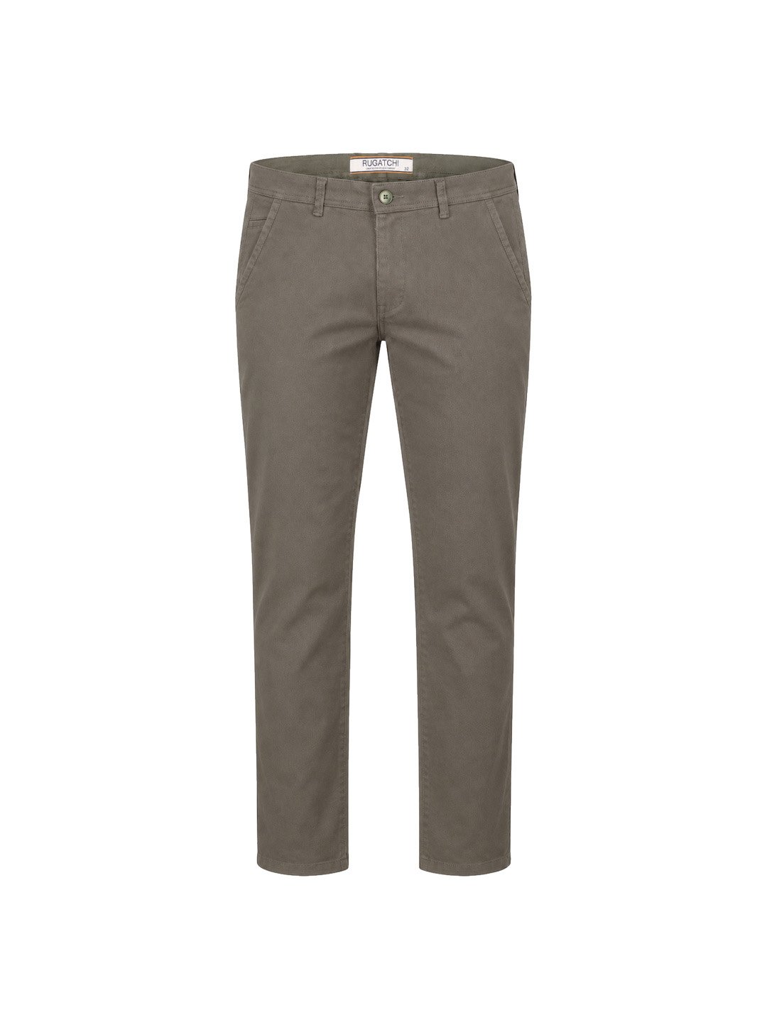 Gabardine Lycra Trousers · Dark Khaki